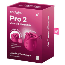 Satisfyer Stimulateur de Clitoris Pro 2 Classic Framboise - Blossom